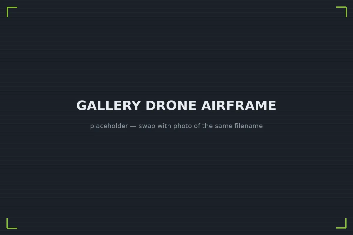 Lightweight SLS printed drone airframe with lattice structure