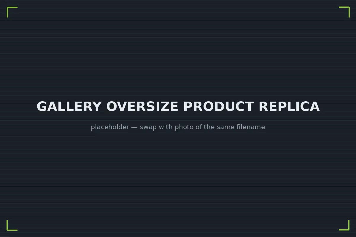 Oversized 3D printed product replica for a brand activation event