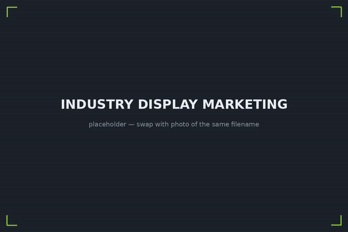 Bold 3D printed oversized product replica standing in a retail flagship window display